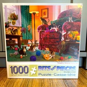 Bits and Pieces Naughty Kittens 1000 Piece Puzzle
